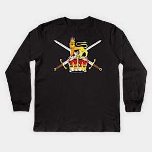 The British Army - Center Kids Long Sleeve T-Shirt